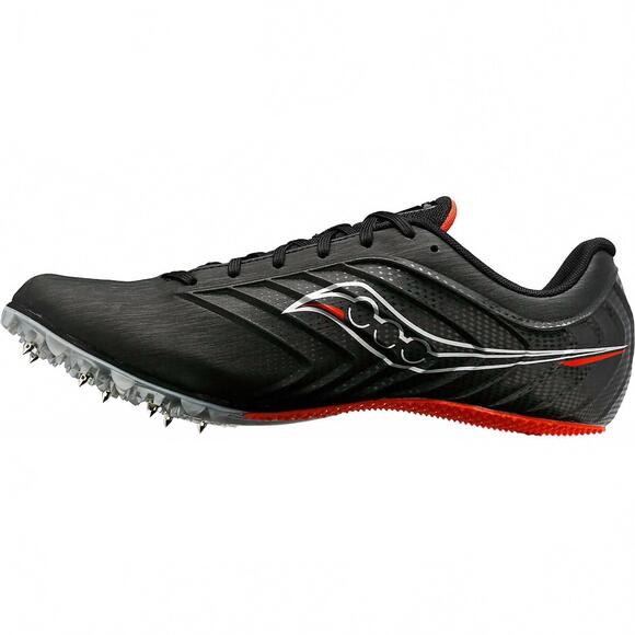 NEW SAUCONY men\'s spitfire 5 spike shoes in black infrared main image 5